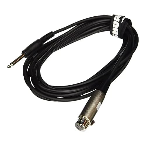 Shure C20AHZ 20-Feet Microphone Cable with 1/4-Inch Phone Plug | High-Quality Stage & Studio Cable thumbnail 1