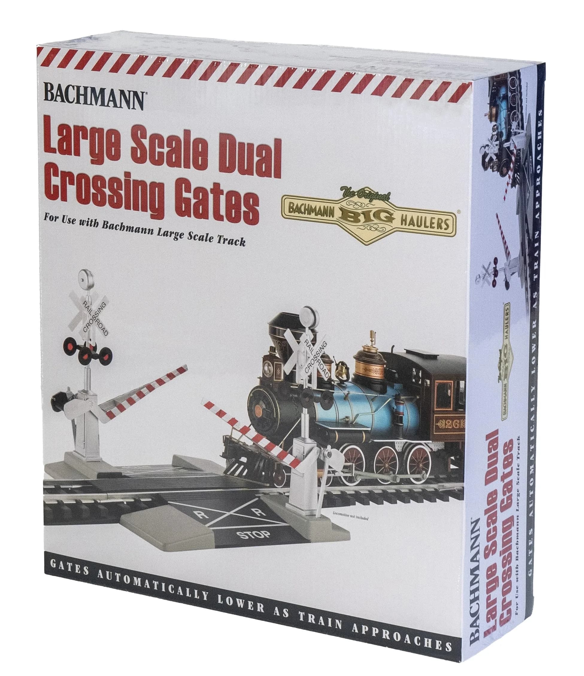 Bachmann Trains Steel Alloy Track with Operating Crossing Gate - G Scale | 1.13 kg (2.55 lb) | Indoor Use Only - view 3