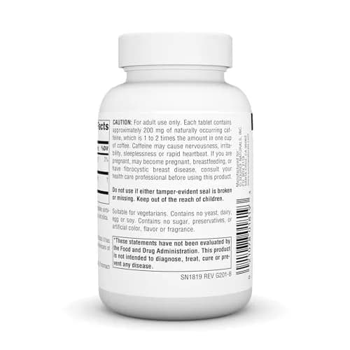 Source Naturals Guarana Energizer 60 Tablets | Long-Lasting Energy Support with Caffeine thumbnail 3