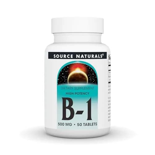 Source Naturals Vitamin B-1, Thiamin, 500mg | Supports Nerve & Energy (70-120 chars) thumbnail 1