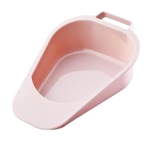 Carex Fracture Bed Pan with Handle, 1.4 L (47.3 oz) Capacity | Essential for Bedridden Patients thumbnail 1