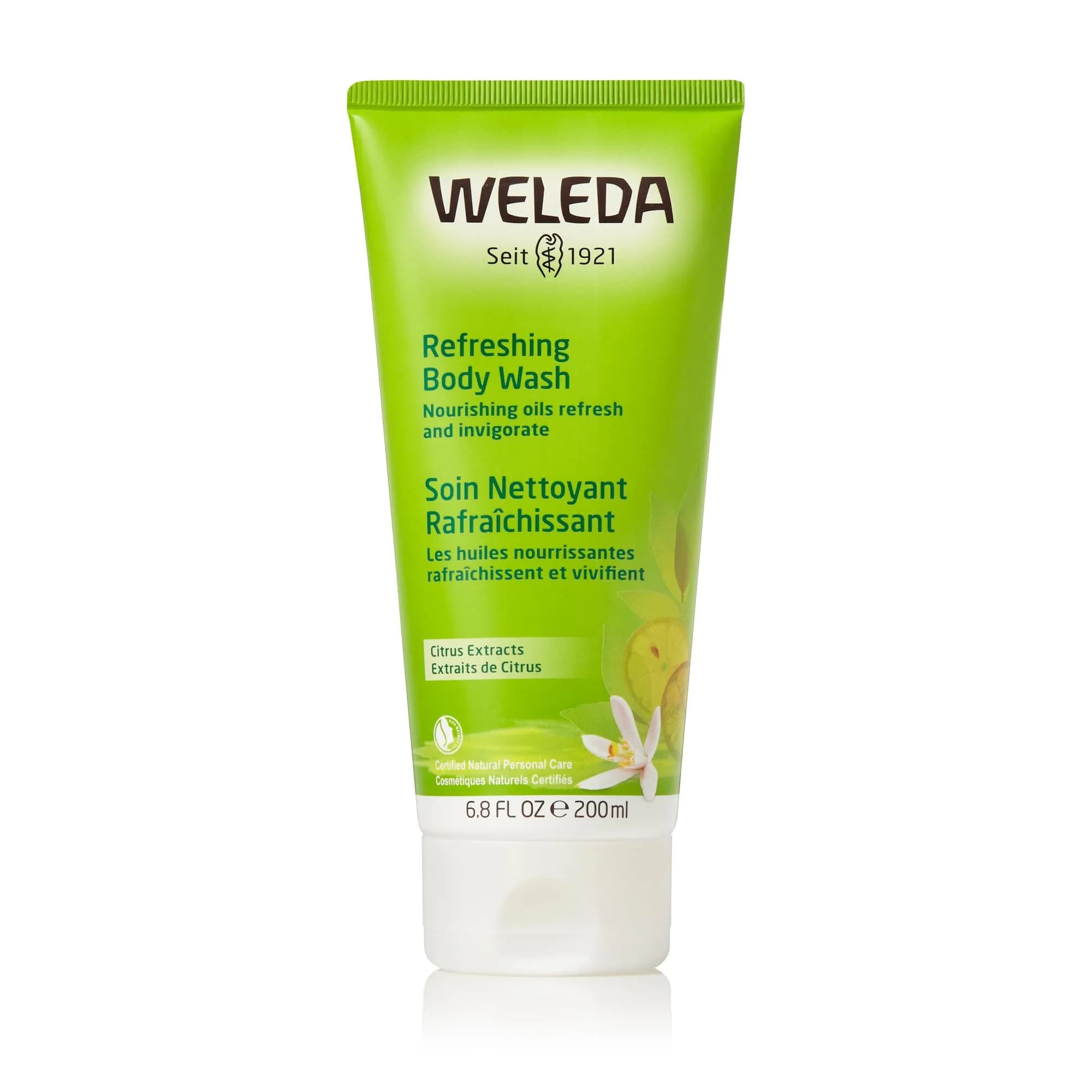 Weleda Citrus Body Wash 6.8 Fl Oz | Refreshing Plant-Based Cleanser for Skin — Citrus