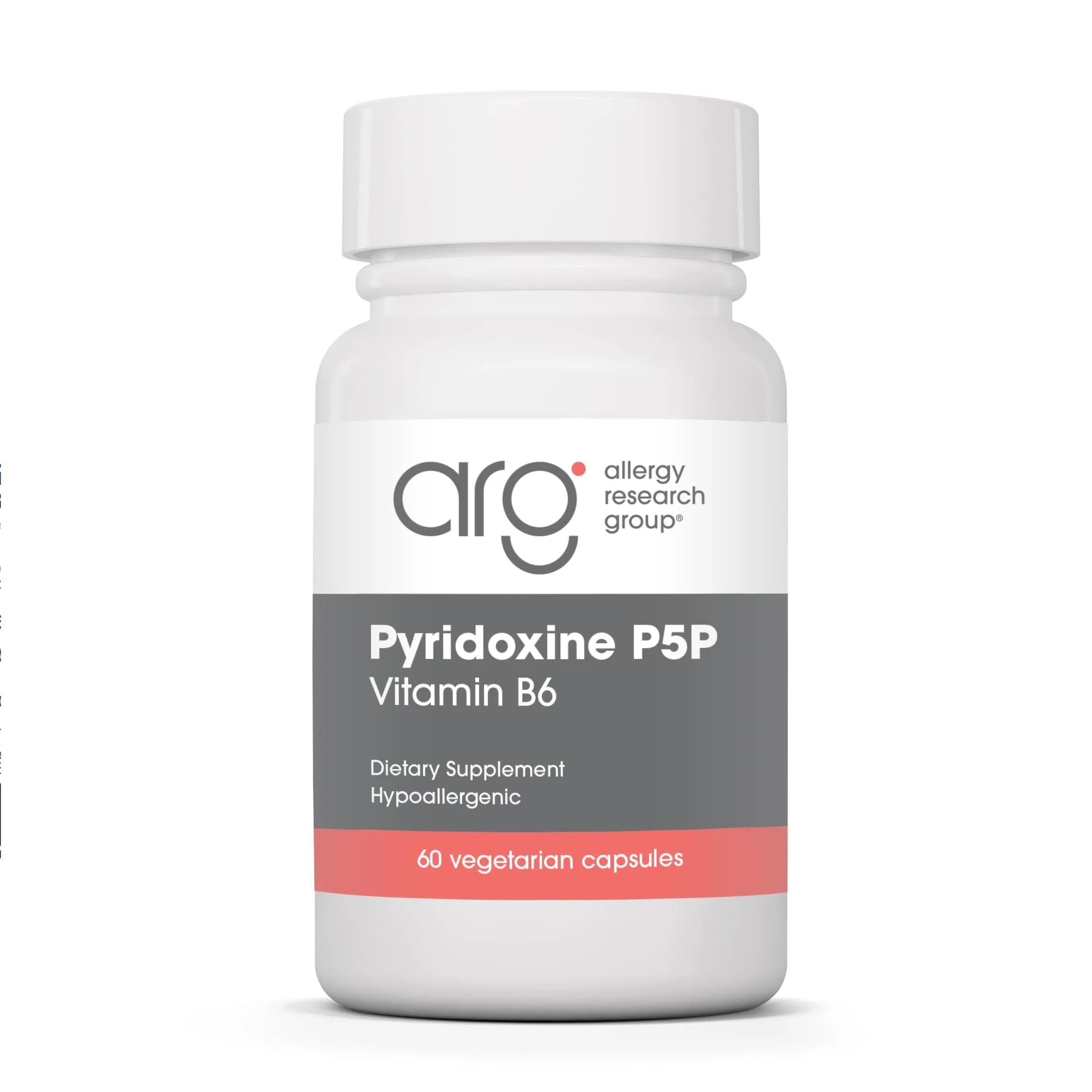 Allergy Research Group Pyridoxine P5P Active Vitamin B6 Formula, 60 Capsules | Supports amino acid & lipid metabolism - main product image