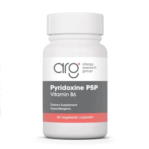 Allergy Research Group Pyridoxine P5P Active Vitamin B6 Formula, 60 Capsules | Supports amino acid & lipid metabolism thumbnail 1
