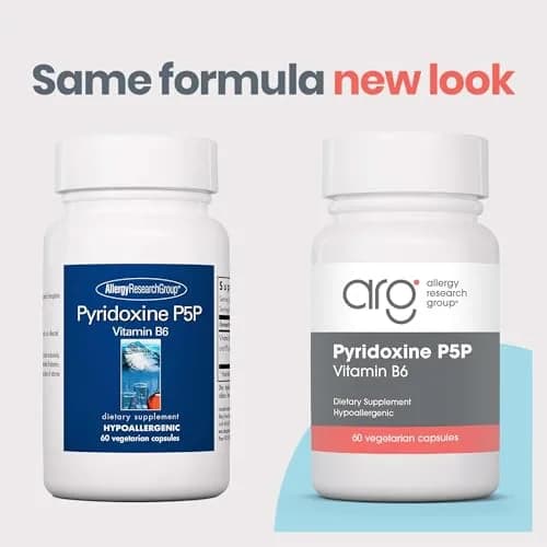 Allergy Research Group Pyridoxine P5P Active Vitamin B6 Formula, 60 Capsules | Supports amino acid & lipid metabolism thumbnail 5