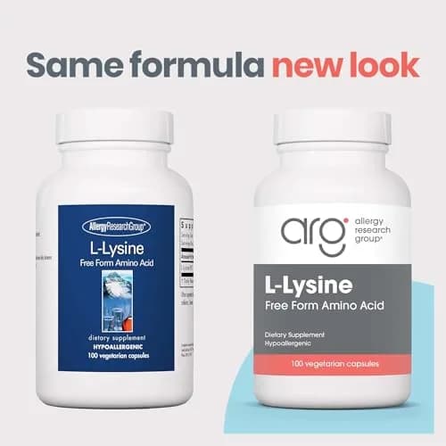 Allergy Research Group L-Lysine 500 mg Capsules | Supports Calcium Absorption & Bone Health (100 Capsules) thumbnail 3