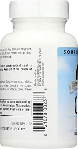 Source Naturals Serene Science GABA 750mg 45 Count Tablets | Calm Mind & Muscle Relaxation thumbnail 5