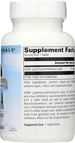 Source Naturals Serene Science GABA 750mg 45 Count Tablets | Calm Mind & Muscle Relaxation thumbnail 6