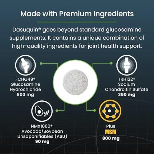Nutramax Dasuquin MSM Joint Supplement for Large Dogs, 150 Chewable Tablets | Vet Recommended Canine Mobility Support thumbnail 5