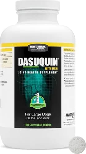 Nutramax Dasuquin MSM Joint Supplement for Large Dogs, 150 Chewable Tablets | Vet Recommended Canine Mobility Support thumbnail 1
