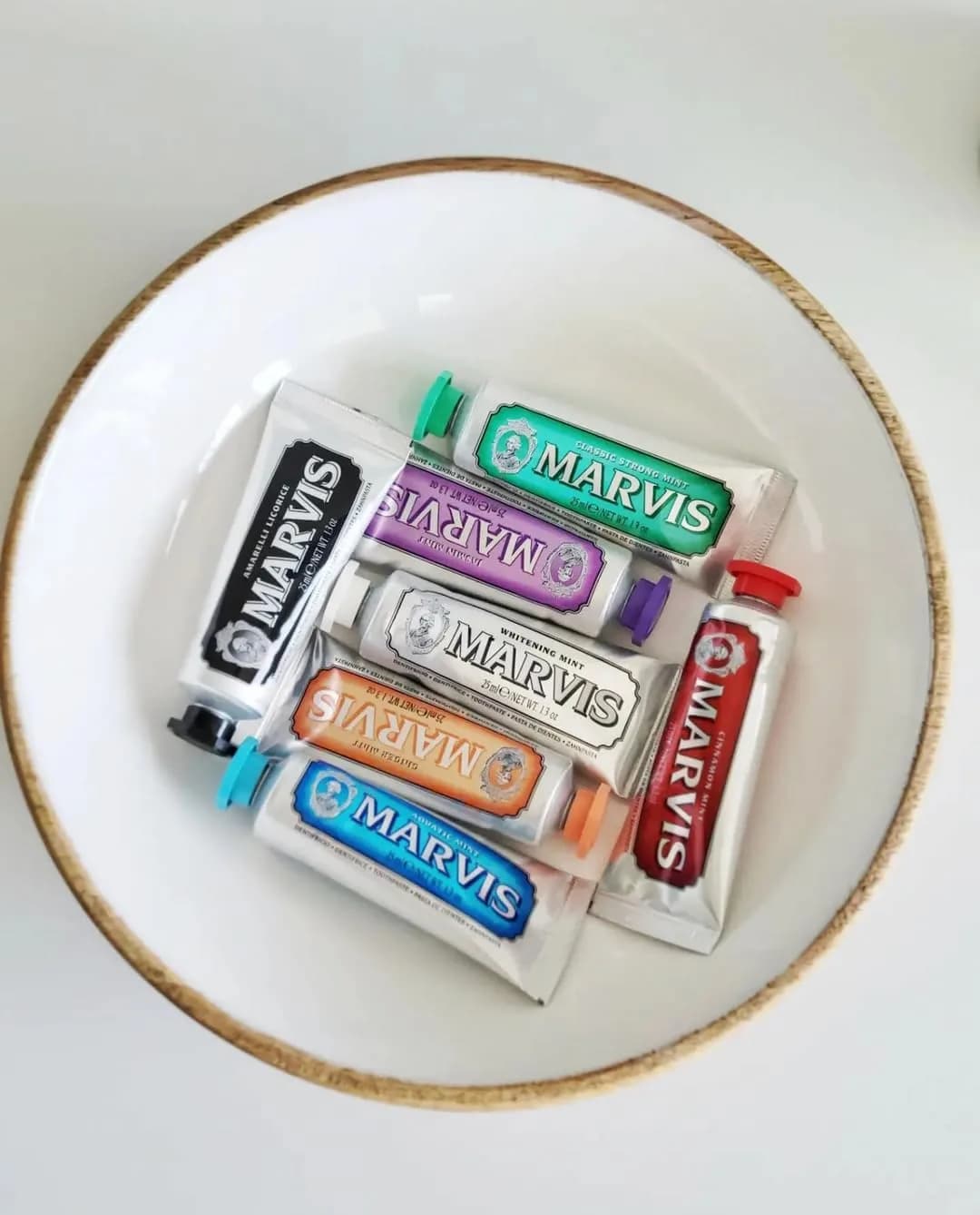 Marvis Whitening Mint Toothpaste, 3.8 oz (108 g) | Luxury Italian Whitening Toothpaste for a Brighter Smile - view 5