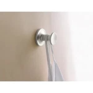 Kohler Purist Robe Hook, Vibrant Brushed Nickel | Solid Brass Construction, 15.8 cm (6.22 in) Length - view 4