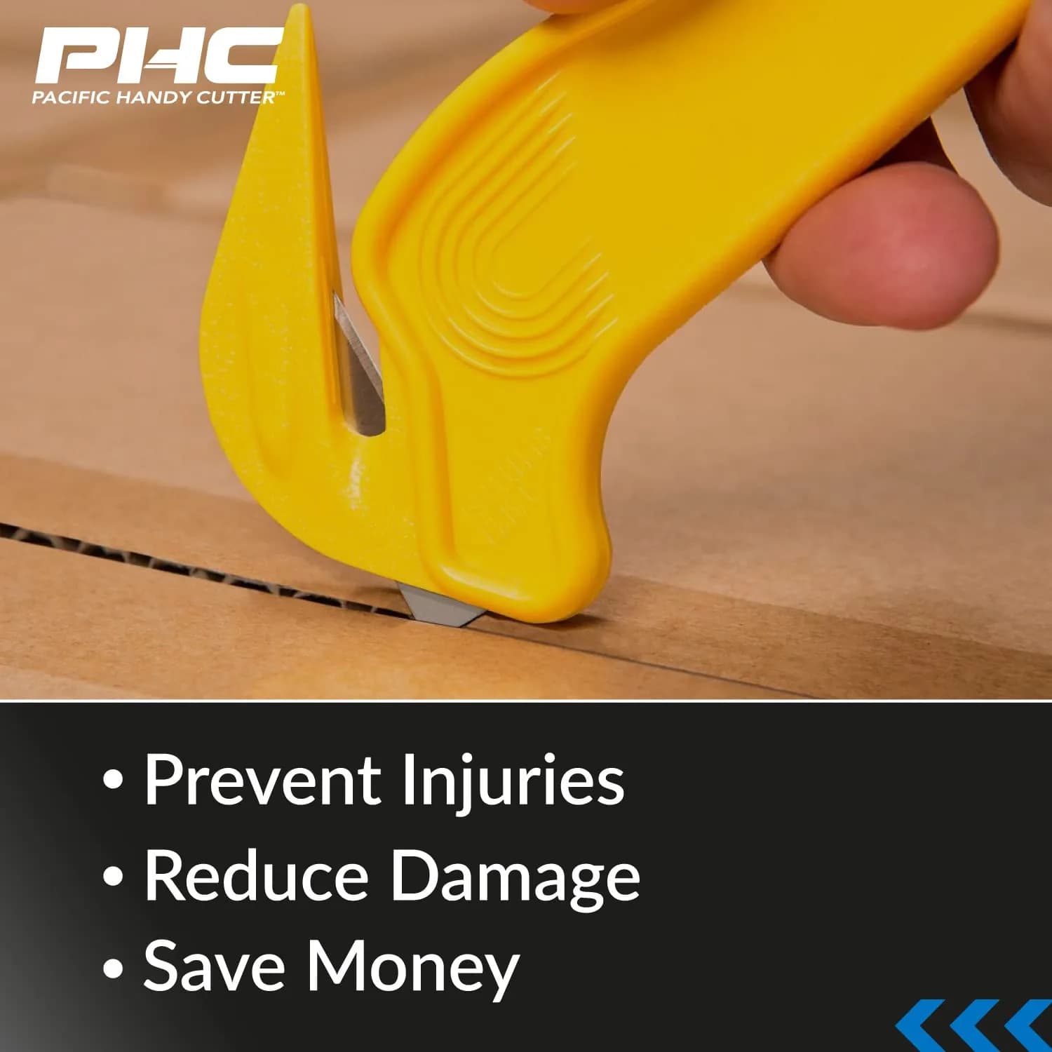 Pacific Handy Cutter DFC364 Disposable Film Cutter with Bladeless Tape Splitter | Safe & Efficient Cutting Tool - view 3