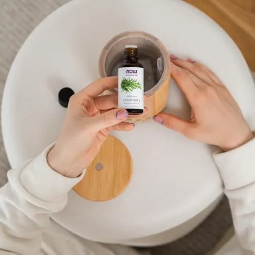 NOW Foods Rosemary Essential Oil 29.57ml (1 fl. oz) | Steam Distilled, Undiluted, Uplifting Aroma thumbnail 6