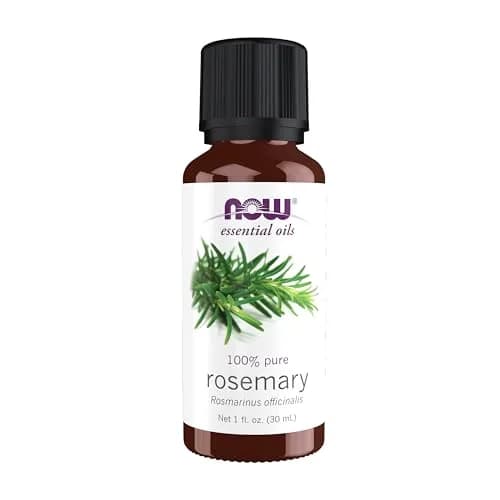 NOW Foods Rosemary Essential Oil 29.57ml (1 fl. oz) | Steam Distilled, Undiluted, Uplifting Aroma thumbnail 1