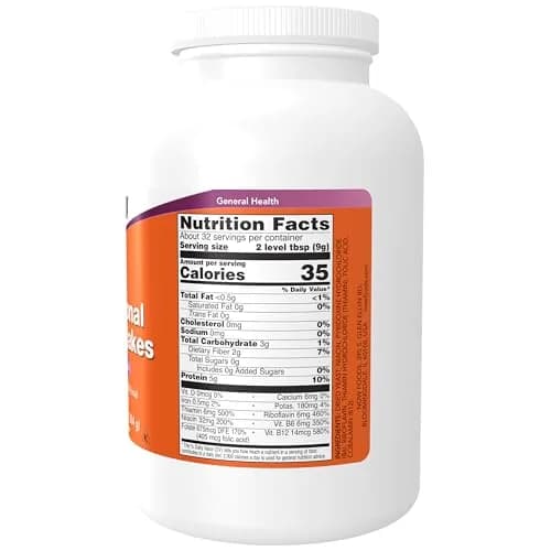 NOW Foods Nutritional Yeast Flakes Fortified with B-Vitamins 283g (10 oz) | Super Food for Daily Wellness thumbnail 2