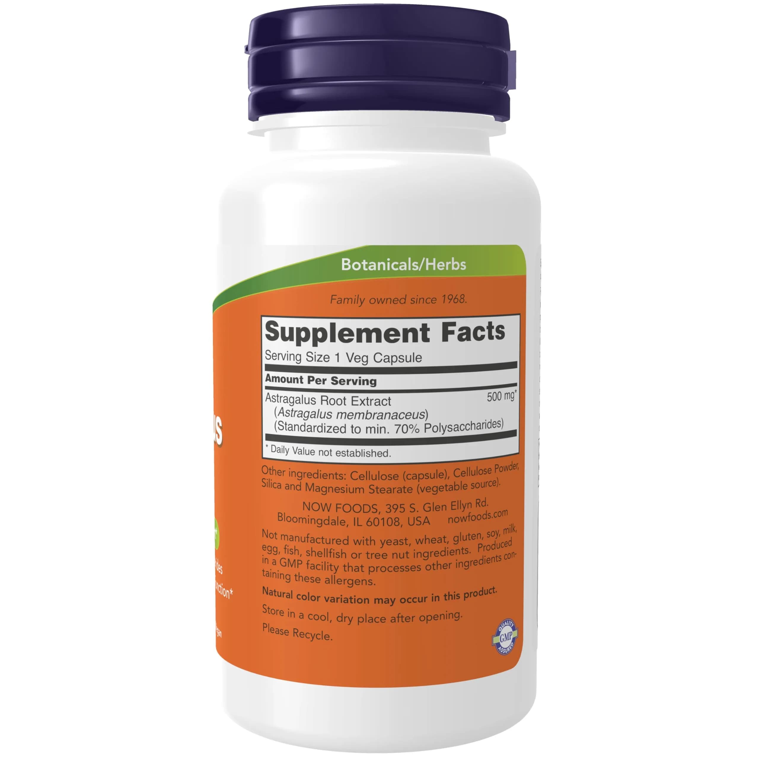 NOW Foods Astragalus Extract Immune Support 500 mg (156 g / 0.35 oz) | Standardized to 70% Polysaccharides - view 2