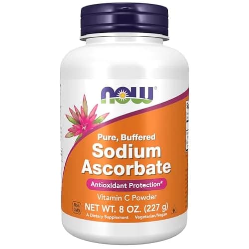 NOW Supplements Sodium Ascorbate Powder 8 oz | Buffered Vitamin C for Immunity & Skin thumbnail 1