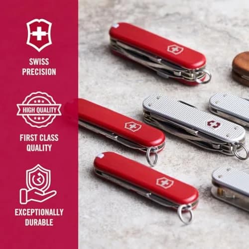 Victorinox Bantam Swiss Army Knife, 8-Function Pocket Knife, Red | 9.1 cm (3.6 in) Folded Length thumbnail 6