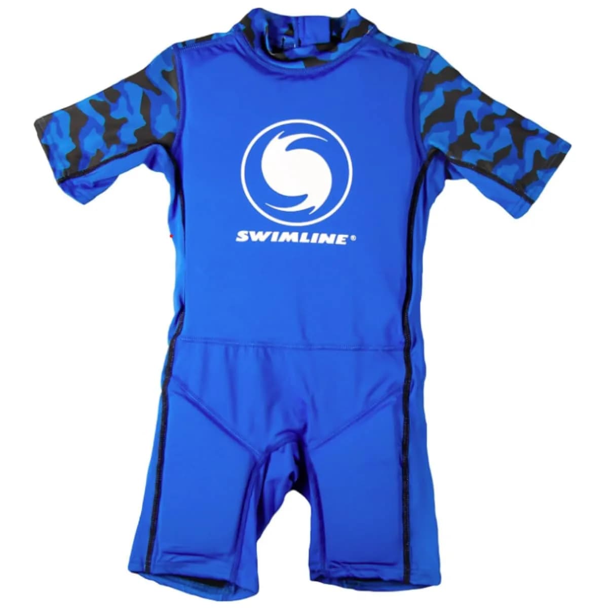 Swimline Kids Floatation Swimsuit Trainer Vest | Supportive Water Confidence for 20-55 lb | USA Import — Blue Medium (30-45 Lbs)