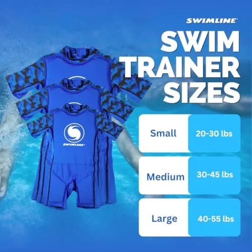 Swimline Kids Floatation Swimsuit Trainer Vest | Supportive Water Confidence for 20-55 lb | USA Import thumbnail 6