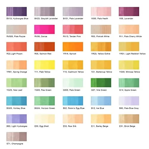 Copic Ciao Alcohol Markers 36 Colors Dual Brush Tip Set for Art & Illustration thumbnail 5