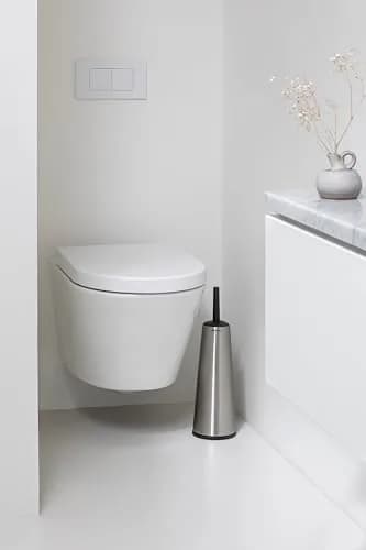 Brabantia Toilet Brush & Holder - Matt Steel, Medium | Corrosion-Resistant & Easy to Clean thumbnail 6