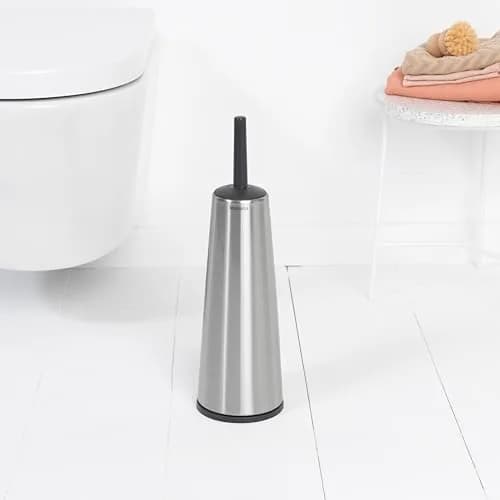 Brabantia Toilet Brush & Holder - Matt Steel, Medium | Corrosion-Resistant & Easy to Clean thumbnail 2