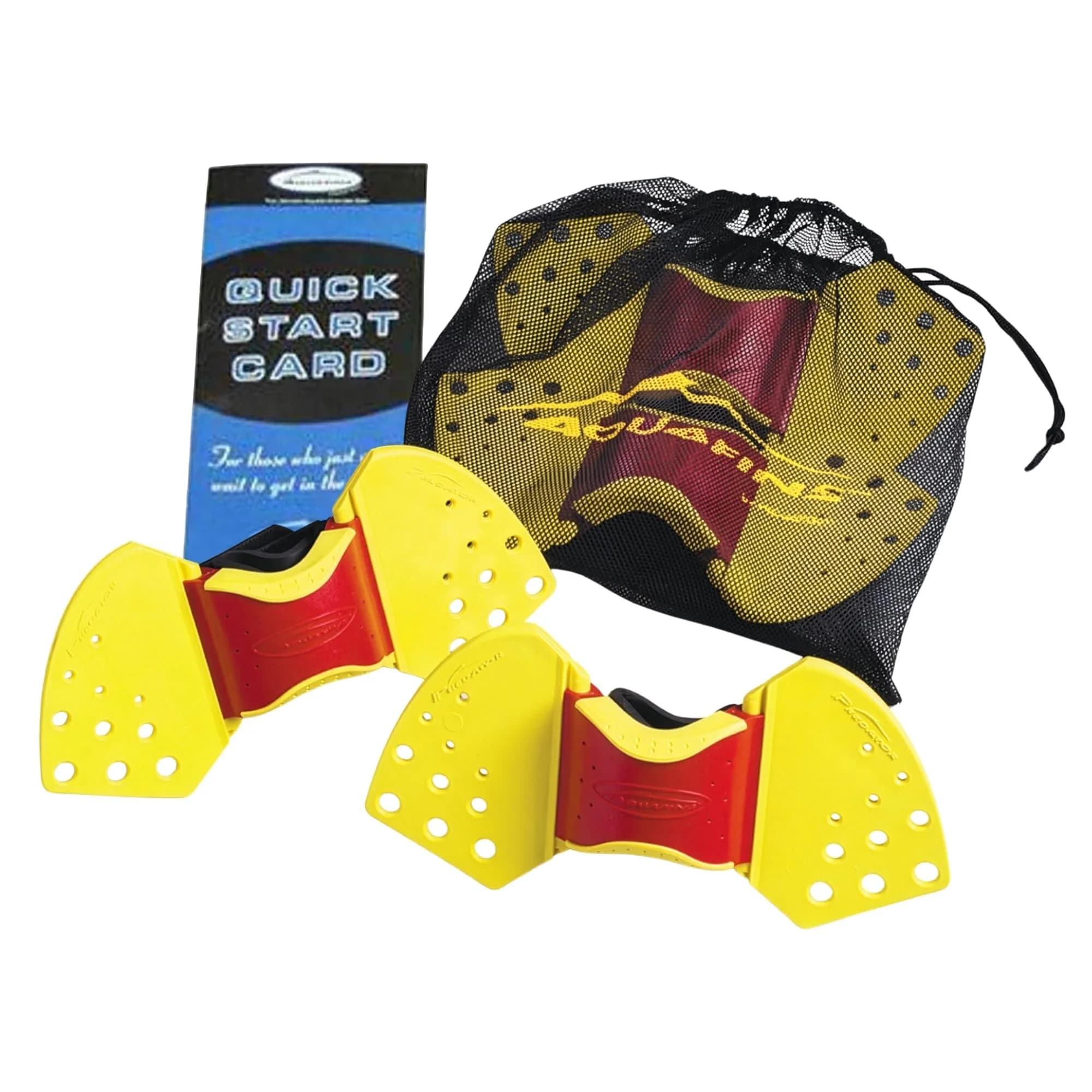 THERABAND Aquafins Aquatic Exercise Kit, 2 Fins, Mesh Bag, Water Aerobics | Low Impact Full Body Resistance