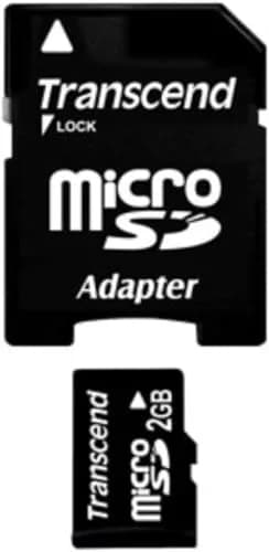 Transcend 2 GB MicroSD Flash Memory Card TS2GUSD | 2GB (2 GB) Class 10 Waterproof thumbnail 1