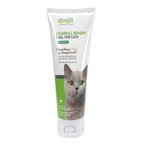 Tomlyn Hairball Gel for Cats Tuna 4.25 oz | Supports Digestive Health & Hairball Prevention thumbnail 1