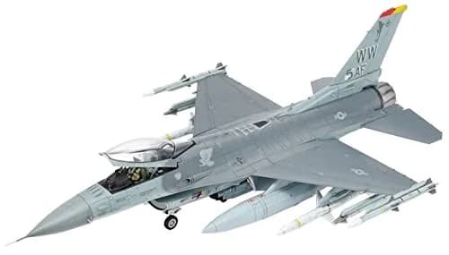 Tamiya 61098 1/48 Lockheed Martin F-16CJ Plastic Model Airplane Kit | Accurate USAF Fighter-Bomber thumbnail 1