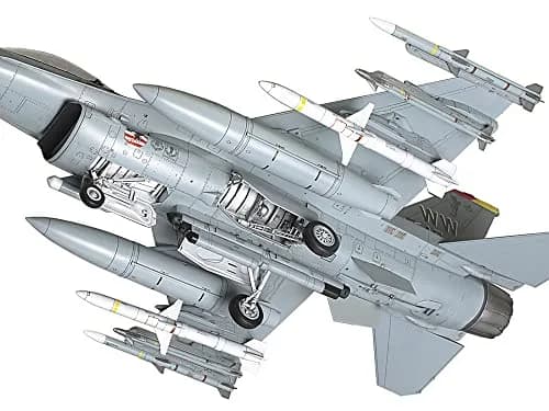 Tamiya 61098 1/48 Lockheed Martin F-16CJ Plastic Model Airplane Kit | Accurate USAF Fighter-Bomber thumbnail 5
