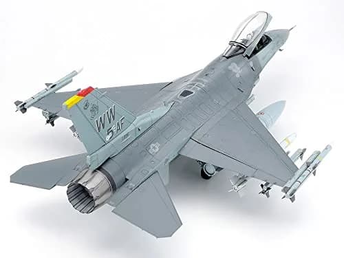 Tamiya 61098 1/48 Lockheed Martin F-16CJ Plastic Model Airplane Kit | Accurate USAF Fighter-Bomber thumbnail 3