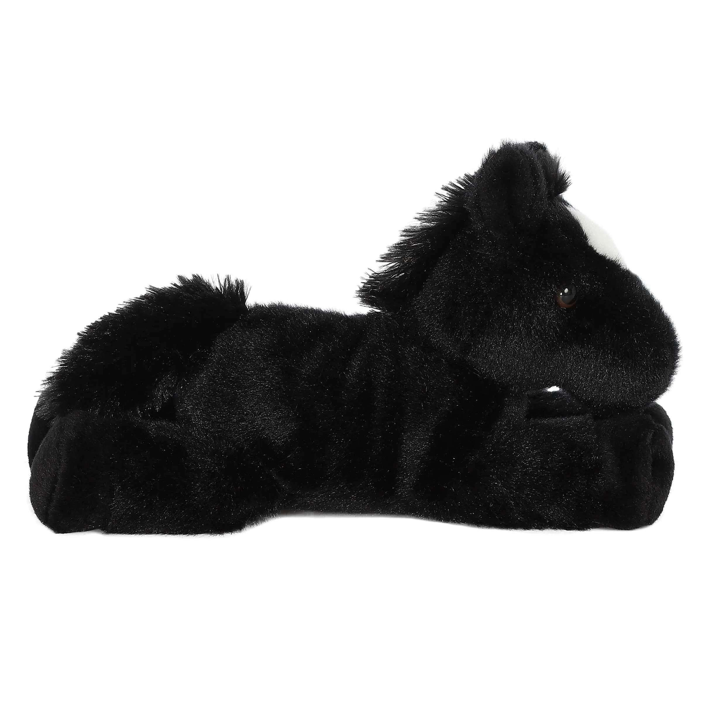 Aurora Beau Horse Stuffed Animal 8-Inch Black Plush Toy | ASTM-Tested Non-Toxic Toy Figure - view 3