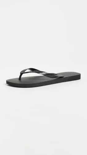 Havaianas Men's Top Flip Flop Sandal Black 27 cm (10.6 in) | Durable & Versatile Beach to City Wear thumbnail 2