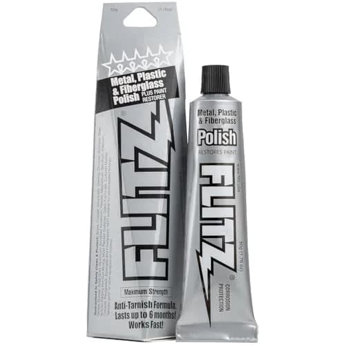 Flitz Metal Polish Paste 1.76oz | Non-Abrasive Light Oxidation Remover for Solid Metals thumbnail 1