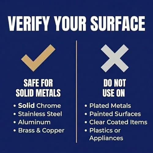 Flitz Metal Polish Paste 1.76oz | Non-Abrasive Light Oxidation Remover for Solid Metals thumbnail 4