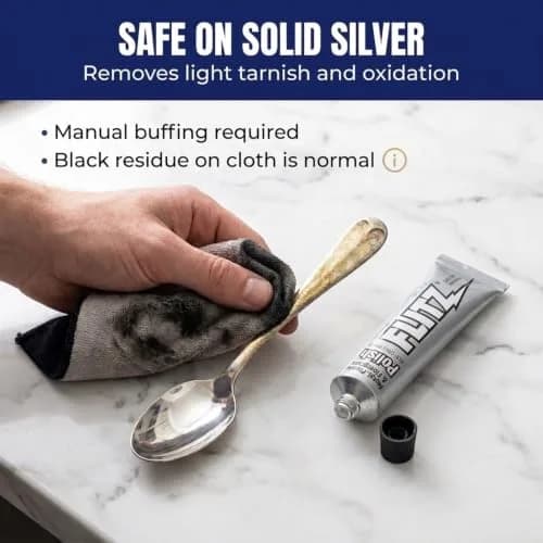Flitz Metal Polish Paste 1.76oz | Non-Abrasive Light Oxidation Remover for Solid Metals thumbnail 2