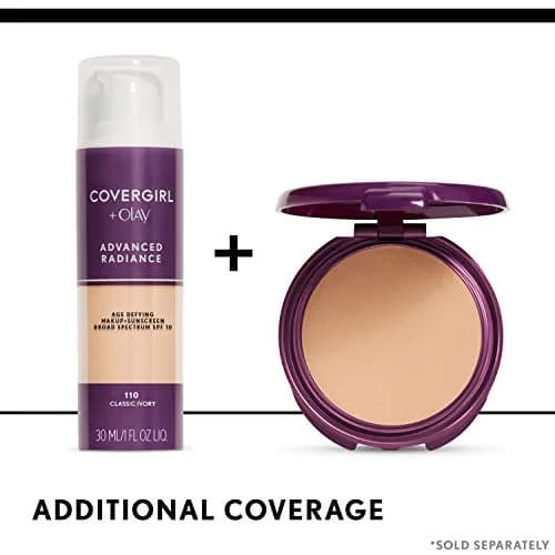COVERGIRL Advanced Radiance Age Defying Foundation Makeup Natural Ivory | Youthful, Radiant Coverage thumbnail 7