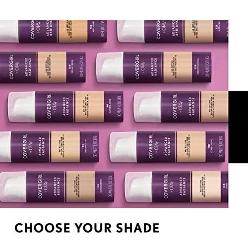 COVERGIRL Advanced Radiance Age-Defying Foundation Makeup, Buff Beige, 1 oz | Youthful Radiance & Fine Line Coverage thumbnail 5