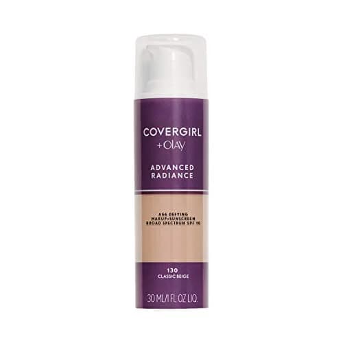 COVERGIRL Advanced Radiance Age-Defying Foundation Makeup, Classic Beige, 1 oz | Youthful Radiance & Flawless Finish thumbnail 1