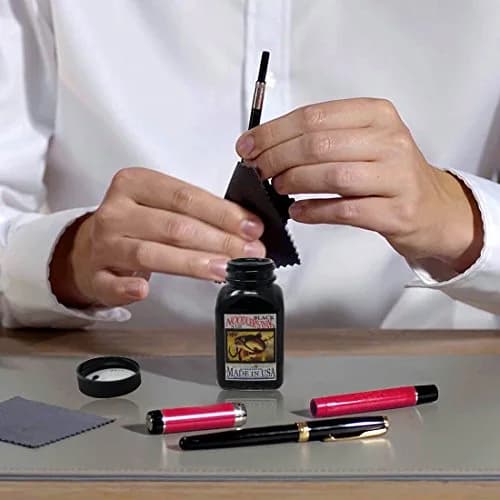 NOODLER'S Black Waterproof Fountain Pen Ink - Bulletproof, 88ml (3 fl oz) | Fraud-Proof & Permanent thumbnail 4