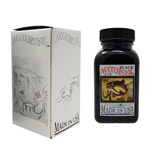 NOODLER'S Black Waterproof Fountain Pen Ink - Bulletproof, 88ml (3 fl oz) | Fraud-Proof & Permanent thumbnail 2