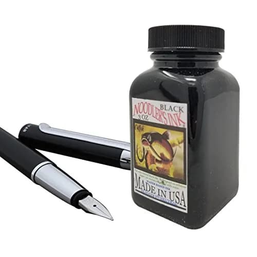 NOODLER'S Black Waterproof Fountain Pen Ink - Bulletproof, 88ml (3 fl oz) | Fraud-Proof & Permanent thumbnail 3