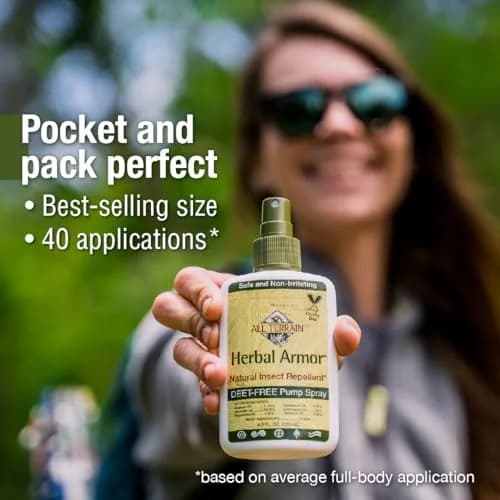 All Terrain Herbal Armor DEET-Free Pump Spray 4oz | Plant-Based Bug Repellent for Family & Pets thumbnail 4