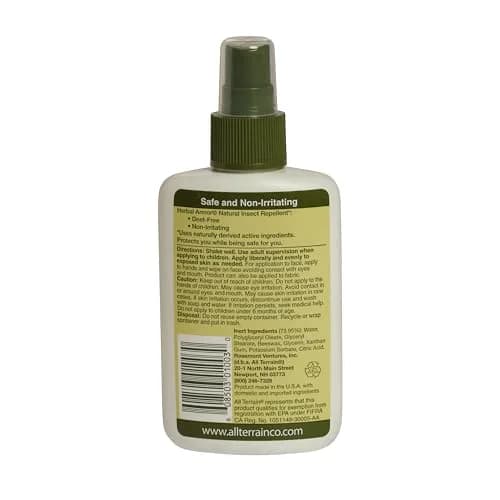All Terrain Herbal Armor DEET-Free Pump Spray 4oz | Plant-Based Bug Repellent for Family & Pets thumbnail 3