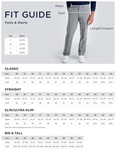 Haggar Mens Cool 18 Classic Fit Flat Front Pants 38W x 30L | Wrinkle-Resistant, Moisture Wicking, No-Iron thumbnail 4