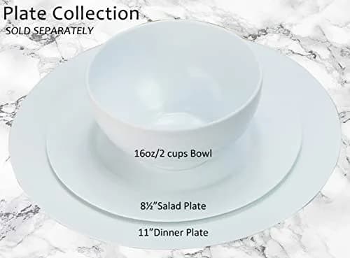 Reston Lloyd 16 oz Melamine Cereal Bowls Set of 6 | BPA Free, Break-Resistant, Dishwasher Safe thumbnail 3