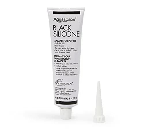 Aquascape Black Silicone Sealant – Fish-Safe Waterproof Silicone for Ponds, Aquariums, Terrariums, and Home Repairs, 4.7 oz Tube, 22010 thumbnail 1
